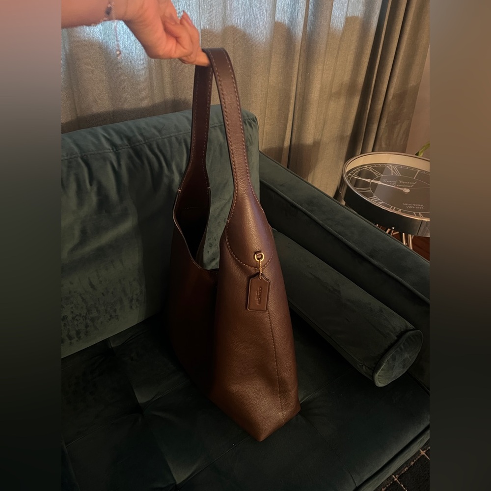 Brown Leather Tote Bag